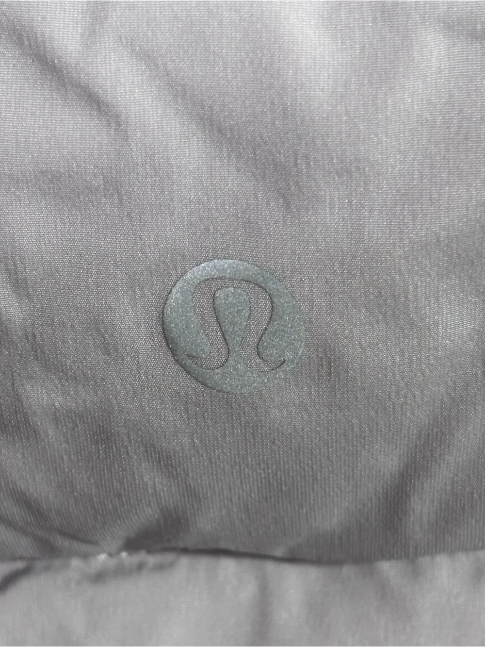 Lululemon Down For It All Full Zip Hooded Jacket Women’s 10 Purple/Gray Color